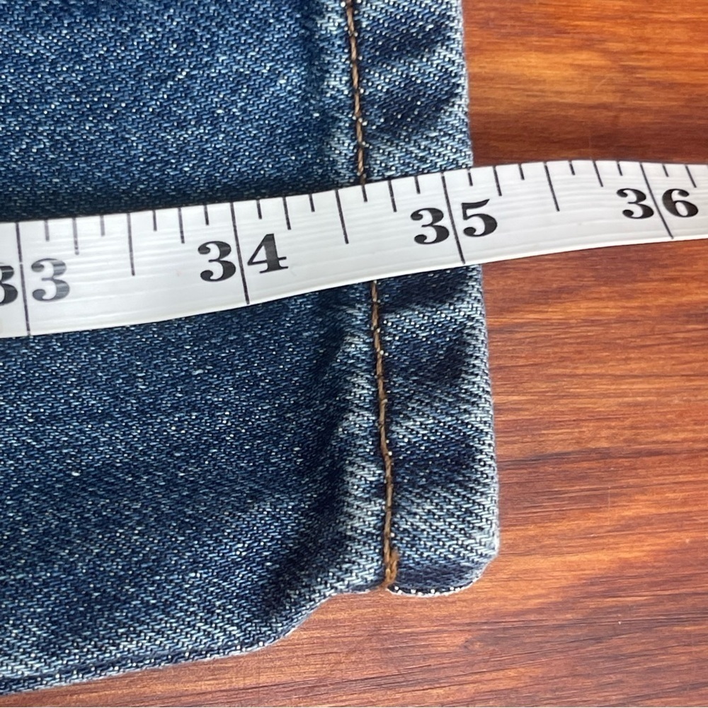 Reformation High Rise Baggy Relaxed Wide Leg Dark Denim Jeans 24/26, 0/2 - Picture 15 of 16